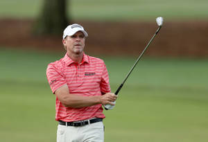 Steve Stricker Holding His Golf Club Wallpaper