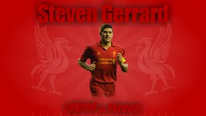 Steven Gerrard Legend As Forever Wallpaper