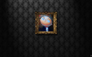 Stewie Griffin Framed Painting Wallpaper
