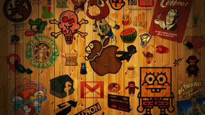 Stickers On Table Cool Hd Wallpaper