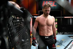 Stipe Miocic Behind The Ropes Wallpaper