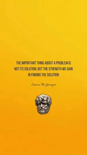 Stoicism Problem Finding Solution Wallpaper