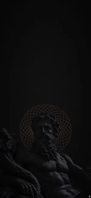 Stoicism Zeus Statue Wallpaper