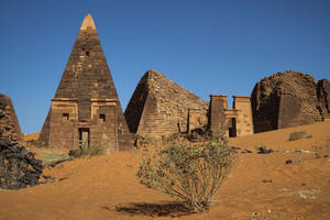 Stone Pyramid In Sudan Wallpaper