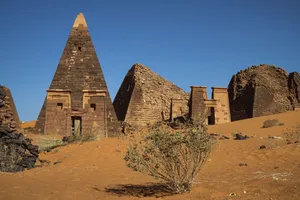 Stone Pyramid In Sudan Wallpaper