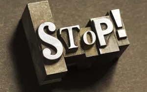 Stop Typography In 3d Wallpaper