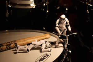 Stormtrooper Drumming Session Wallpaper