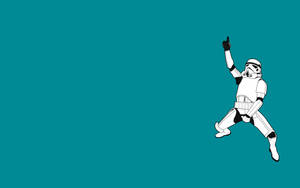 Stormtrooper Funny Dance Pose Wallpaper