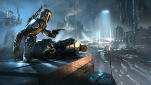 Stormtroopers Ready For Battle In A Galaxy Far, Far Away. Wallpaper