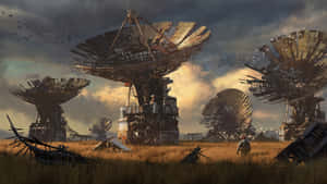 Stranded In An Apocalyptic Wasteland. Wallpaper