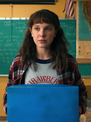 Stranger Things Eleven Teenage Girl Wallpaper