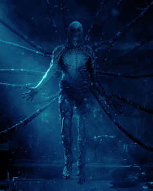 Stranger Things Floating Vecna Tentacles Wallpaper