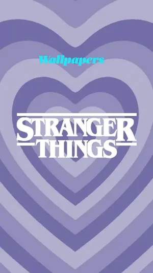 Stranger Things Girly Heart Wallpaper