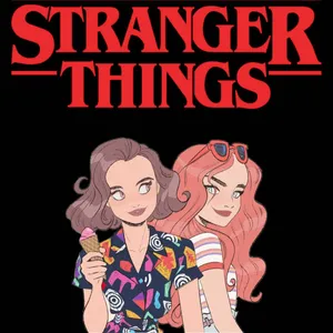 Stranger Things Girly Models Wallpaper
