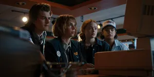 Stranger Things Group Computer Concentration Wallpaper