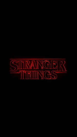 Stranger Things Pure Black Hd Phone Digital Art Wallpaper