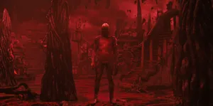 Stranger Things Vecna Upside Down Lair Wallpaper