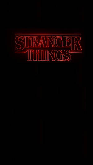 Stranger Things Vintage Letters Iphone Wallpaper Wallpaper