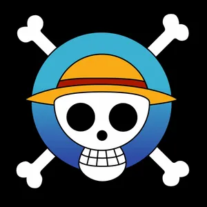 Straw Hat Logo: Playing In The Sun! Wallpaper