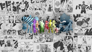 Straw Hat Pirate Crew Manga Panel Wallpaper