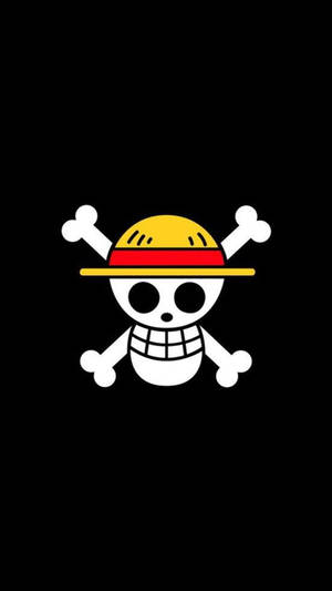 Straw Hats One Piece Logo Wallpaper