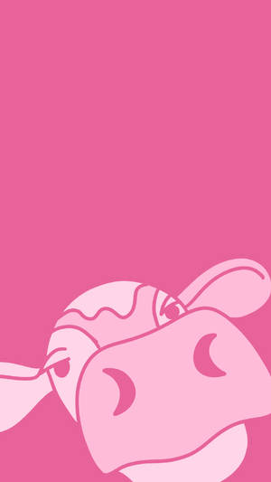 Strawberry Cow Big Nose Wallpaper