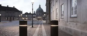 Street In Amalienborg Palace At Night Wallpaper