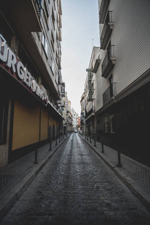 Street In Seville Spain Wallpaper