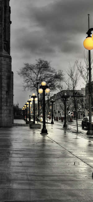 Street Light Clock Tower Wallpaper