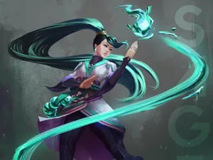 Strike Fear Into Your Enemies With Massive Walls Of Ice As Valorant Sage. Wallpaper