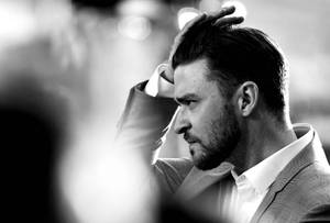 Striking Side Profile Of Justin Timberlake Wallpaper
