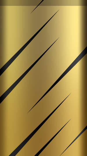 Stripes Black And Gold Iphone Wallpaper