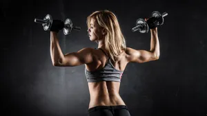Striving For Health: High-intensity Cardio Workout In A High-end 4k Gym Wallpaper