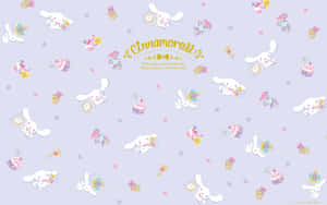 Stunning Cinnamoroll Patterned Laptop Wallpaper