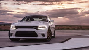 Stunning Dodge Charger In Action Wallpaper