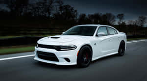 Stunning Dodge Charger In Action Wallpaper