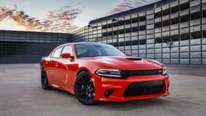 Stunning Dodge Charger In Action Wallpaper