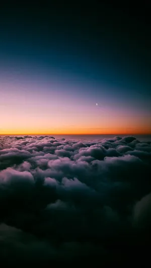 Stunning Evening Sky Panorama Wallpaper
