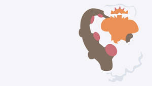 Stunning Minimalist Artwork Of Landorus Wallpaper