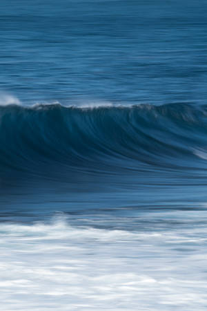 Stunning Ocean Blue Wave Artwork Wallpaper