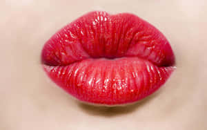 #stunning Red Lips On A Classic Beauty Wallpaper