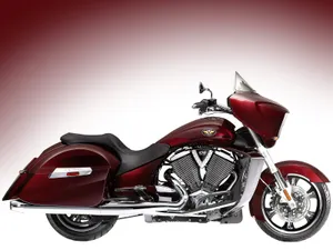 Stunning Road Beast: Victory Motorcycle Wallpaper