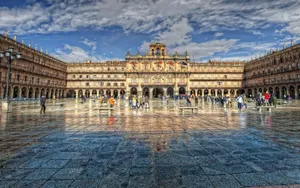 Stunning View Of Brussels Skyline Wallpaper