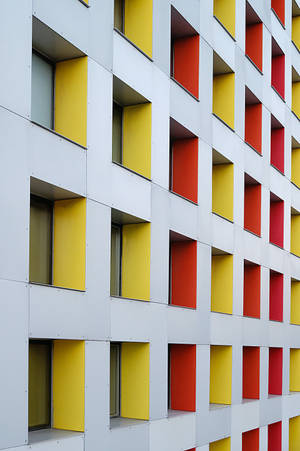 Stunning View Of Simmons Hall At Mit Wallpaper