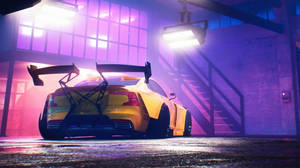 Stunning Yellow Car In Need For Speed Heat Wallpaper