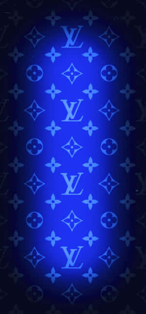 Stunningly Classic Louis Vuitton Blue Wallpaper