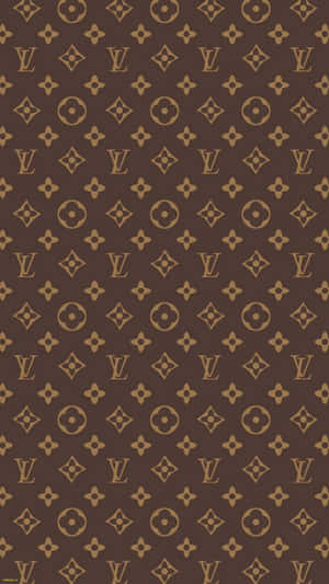 Stylish And Luxurious Louis Vuitton Print Wallpaper