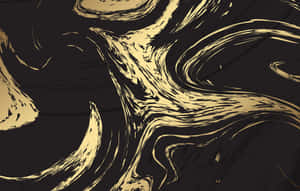 Stylish Black And Gold Desktop Wallpaper