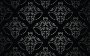 Stylish Black Seamless Pattern Wallpaper