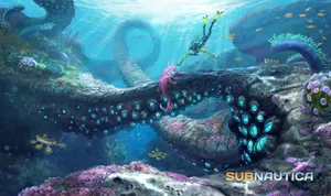 Subnautica Twisty Bridges Close-up Wallpaper